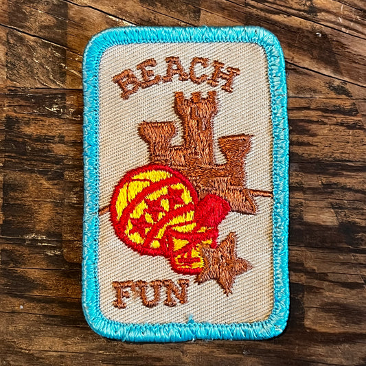 【USA vintage】ワッペン BEACH FUN