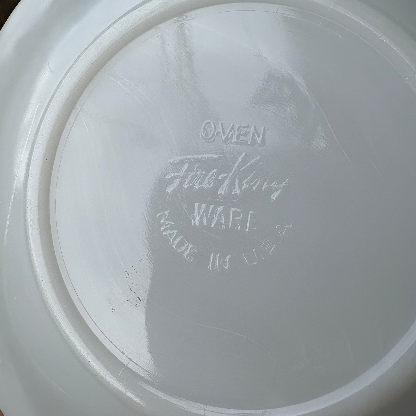 【USA vintage】Fire-King Grey Laurel Cup & Saucer
