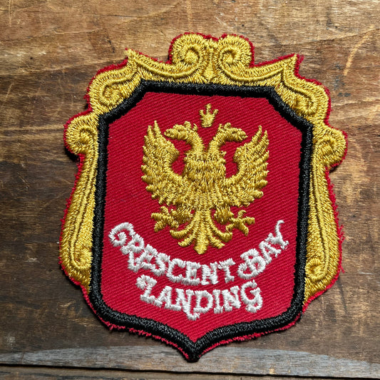 【USA vintage】ワッペン GRESCENT BAN LANDING