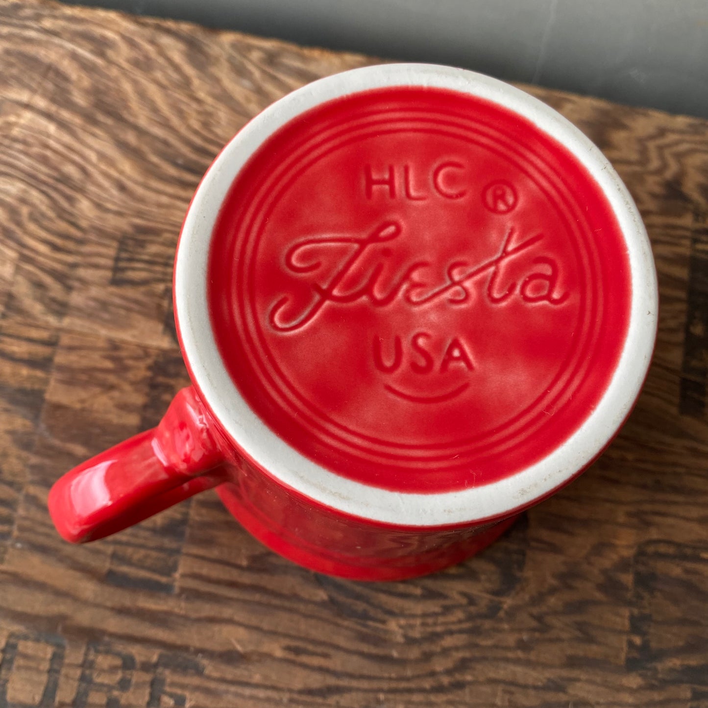 【USA vintage】FIESTA フィエスタ マグカップ 赤