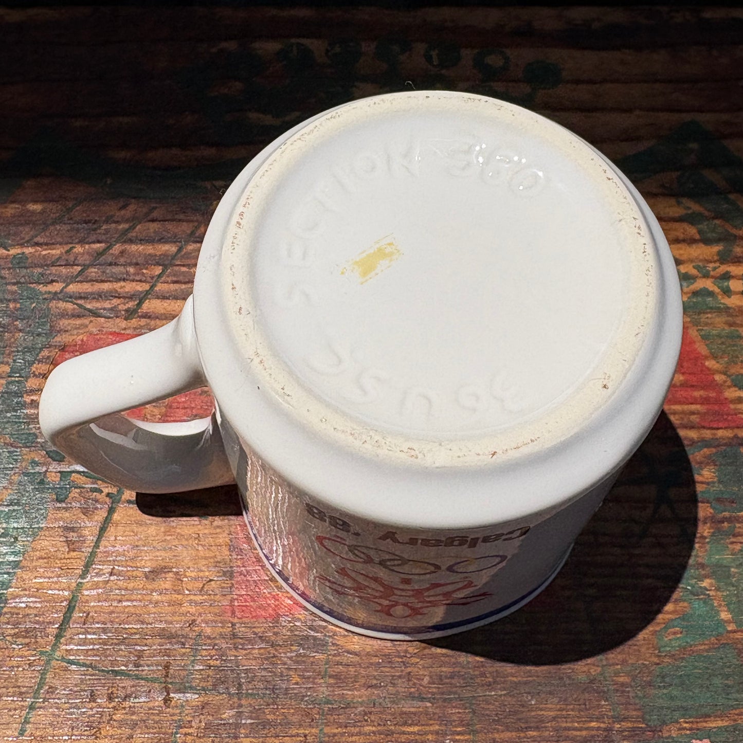 【1988 USA vintage】Calgary Olympic mug cup