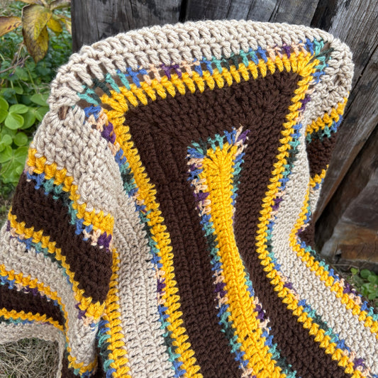 【USA vintage】 granny blanket