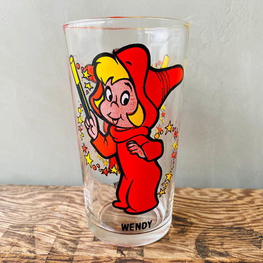 【1970s USA vintage】PEPSI グラスタンブラー WENDY