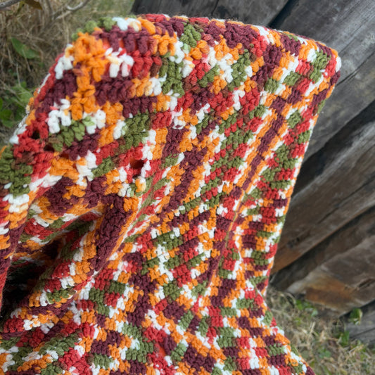 【USA vintage】granny blanket