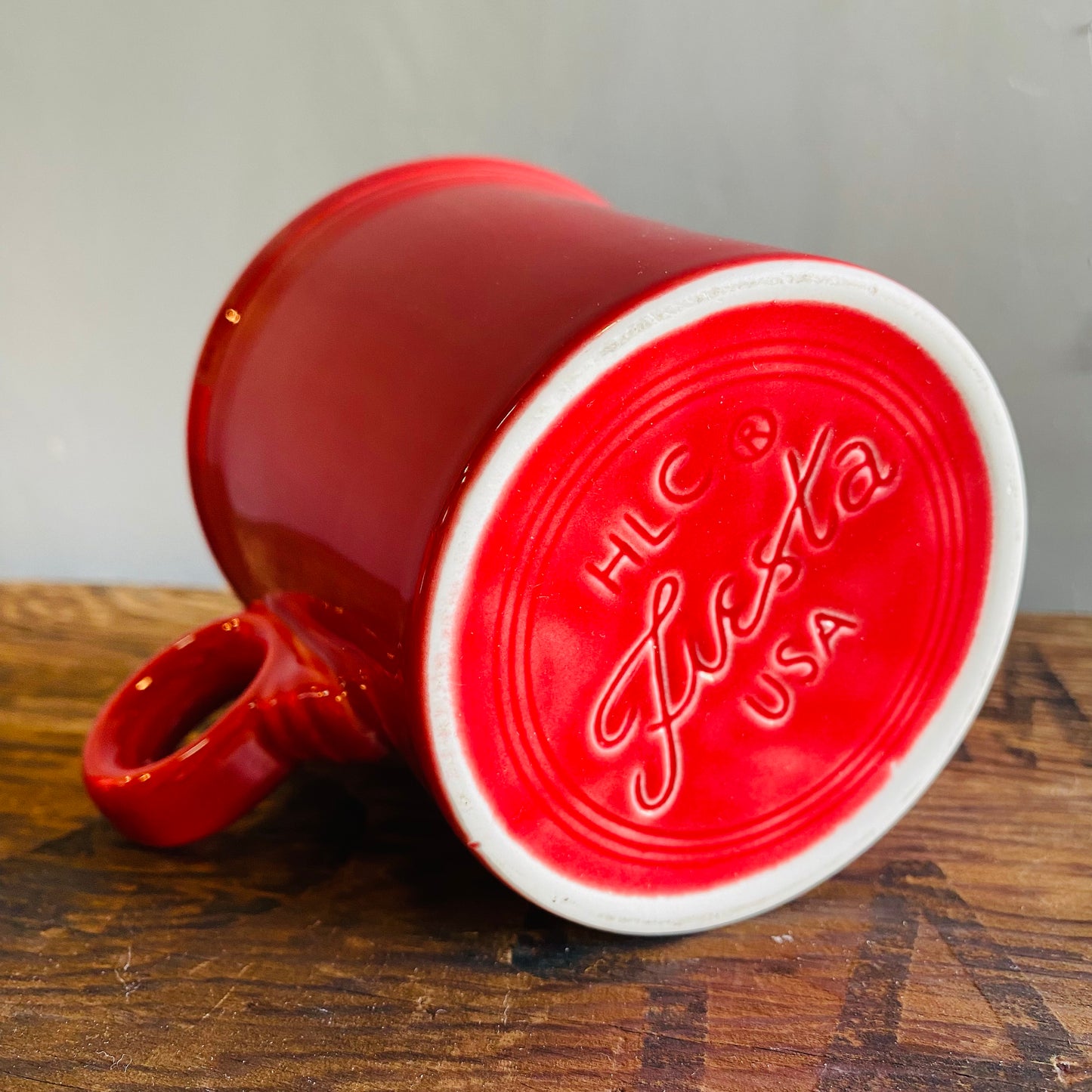 【USA vintage】FIESTA フィエスタ マグカップ 赤