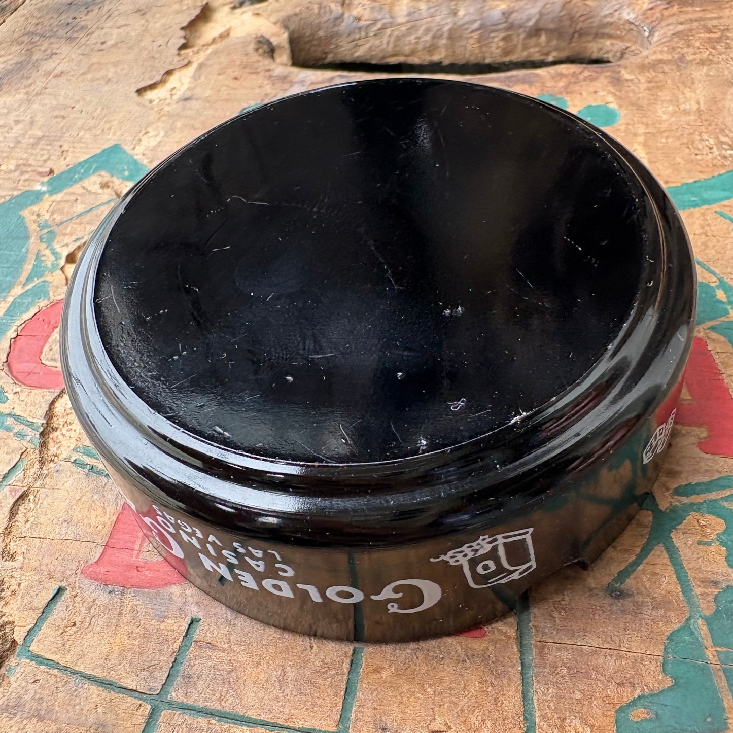 【USA vintage】advertising ashtray GOLDEN GATE