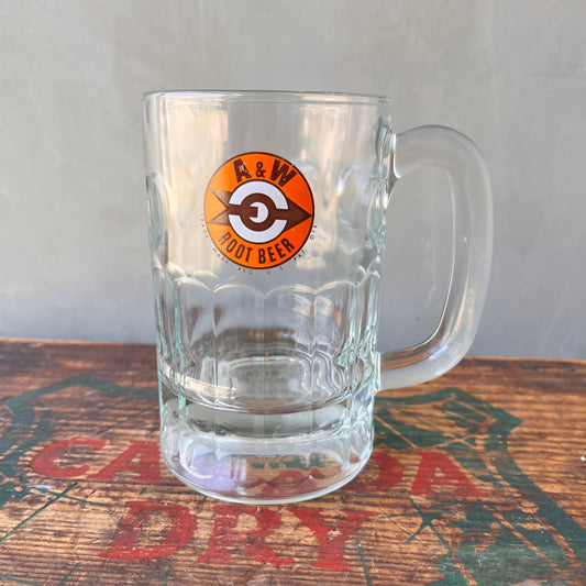 【USA vintage】A&W ビアジョッキ 60s 旧ロゴ