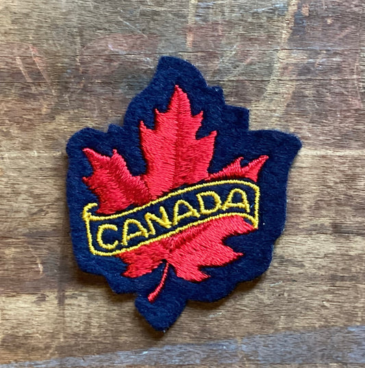 【USA vintage】ワッペン CANADA メープル