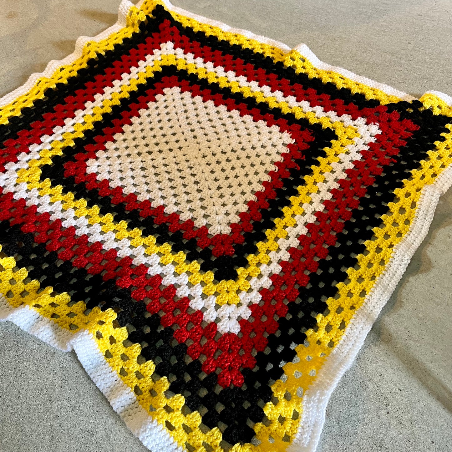 【USA vintage】Granny Blanket Square
