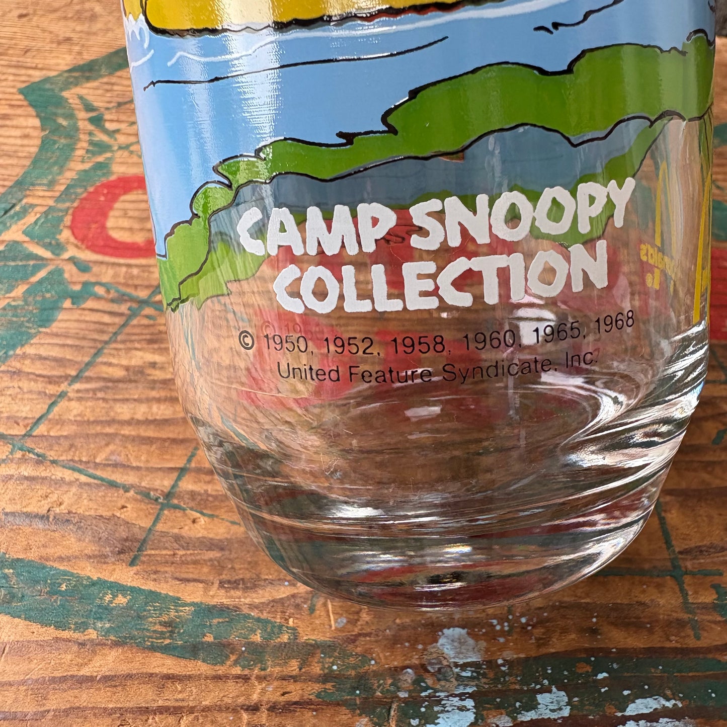 【1980s USA vintage】McDonald ×PEANUTS CAMP SNOOPY COLLRCTION glass 4