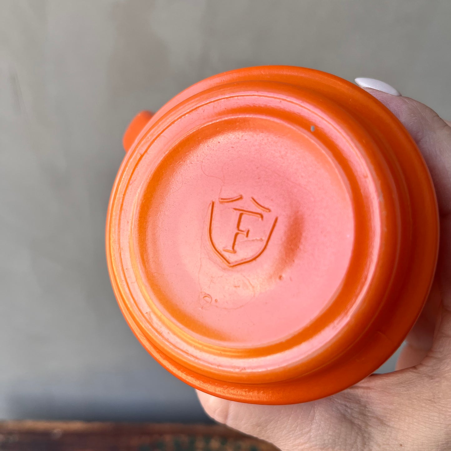 【USA vintage】FEDERAL マグカップ オレンジ