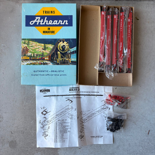 【USA vintage】Athearn GUNDERSON MAXI-3 HO Scale Kit