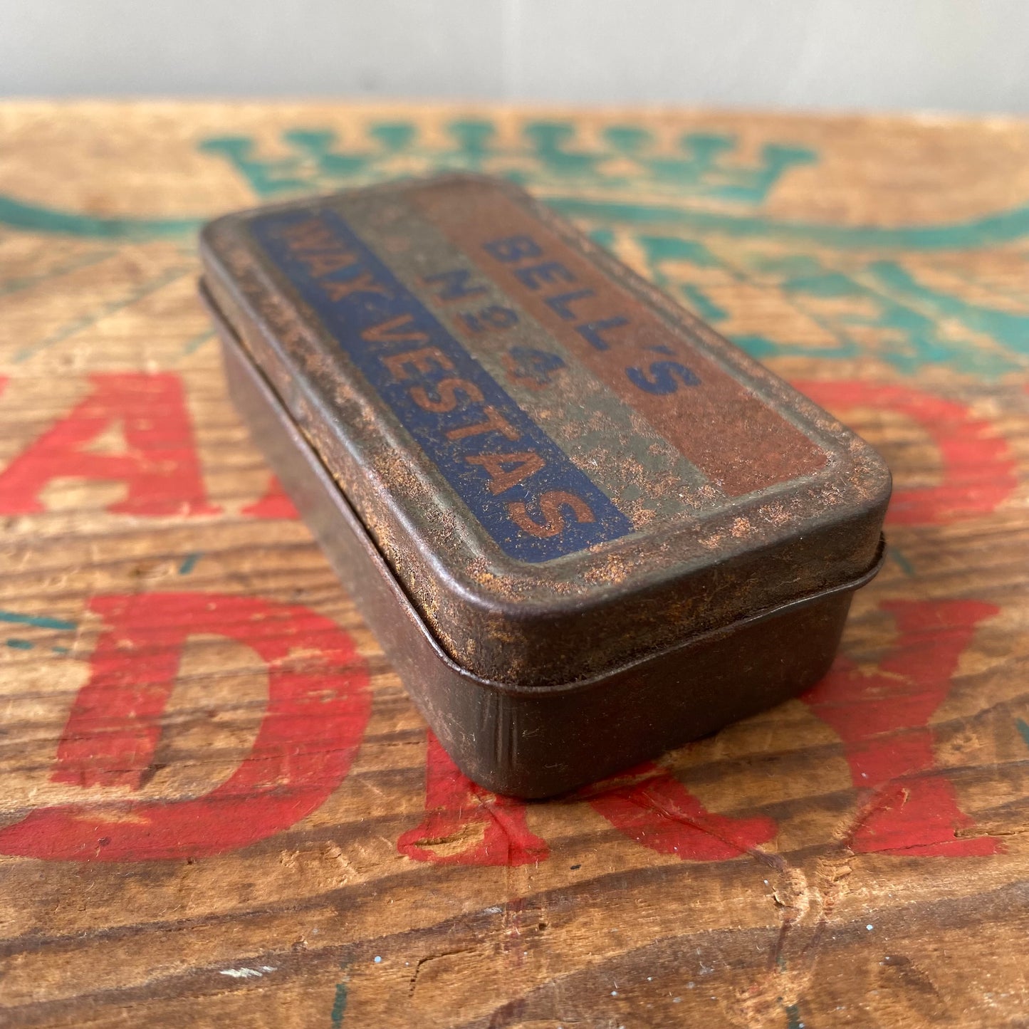 【1930s USA vintage】tin can 缶 第二次世界大戦 マッチ