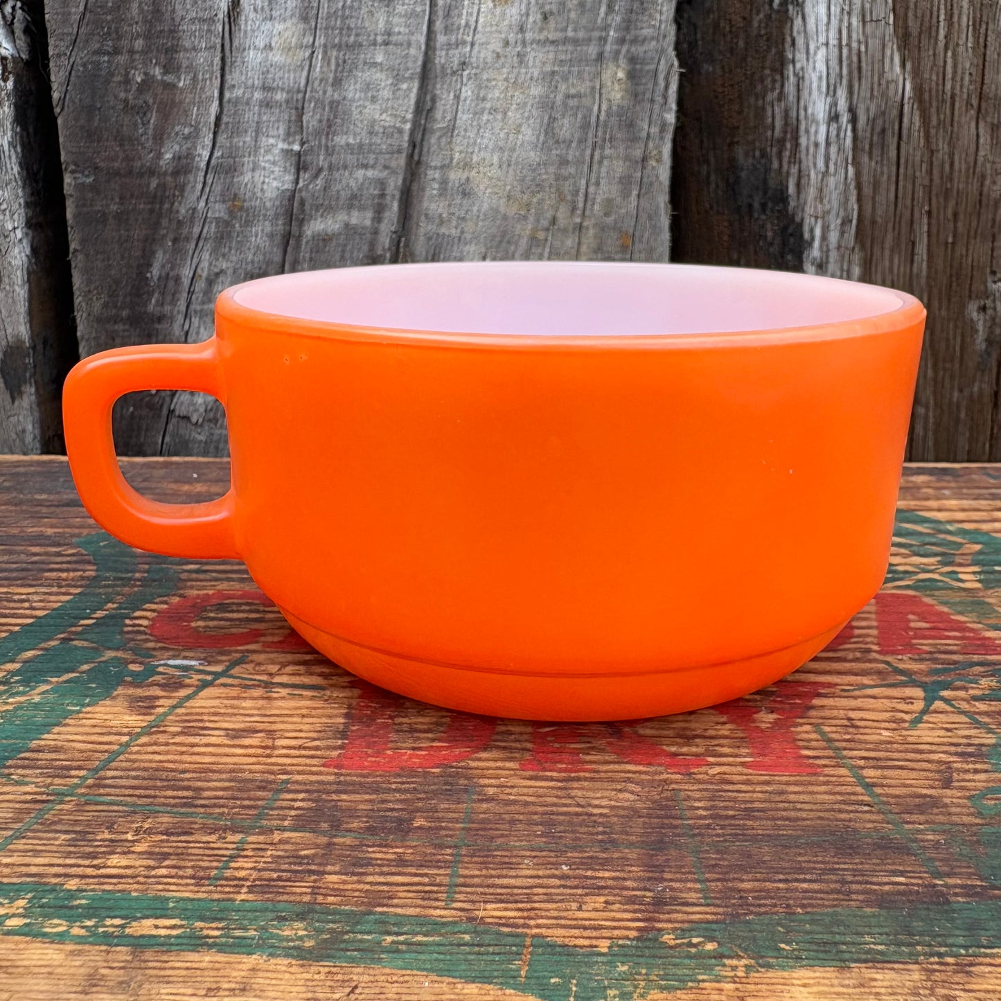 【1960-1976 USA vintage】Fire-King soup mug cup