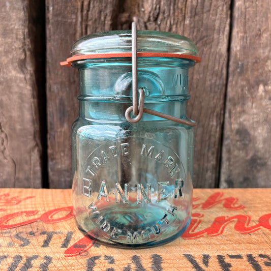 【USA vintage】BANNER WIDE MOUTH Fruit Jar