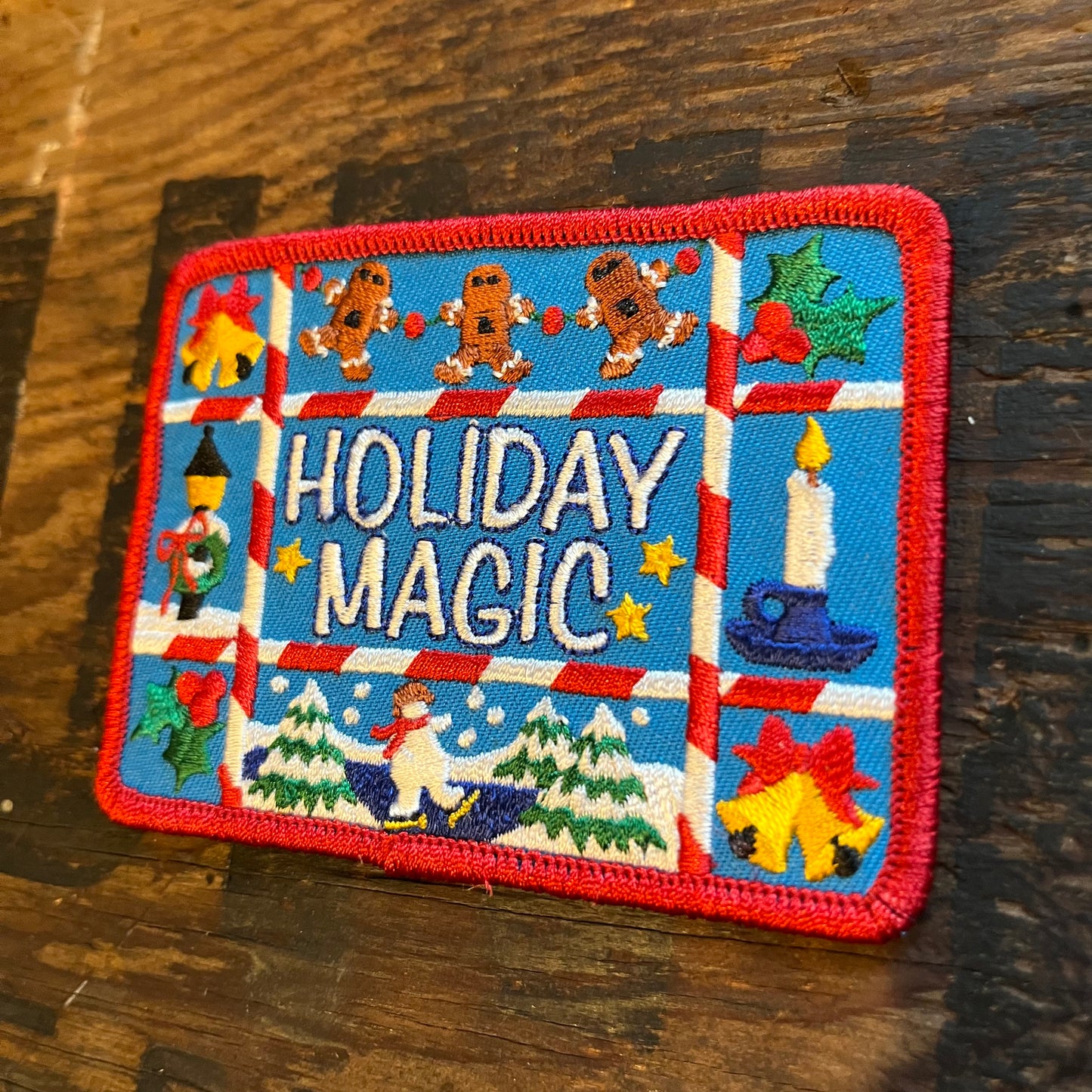 【USA vintage】ワッペン HOLIDAY MAGIC クリスマス