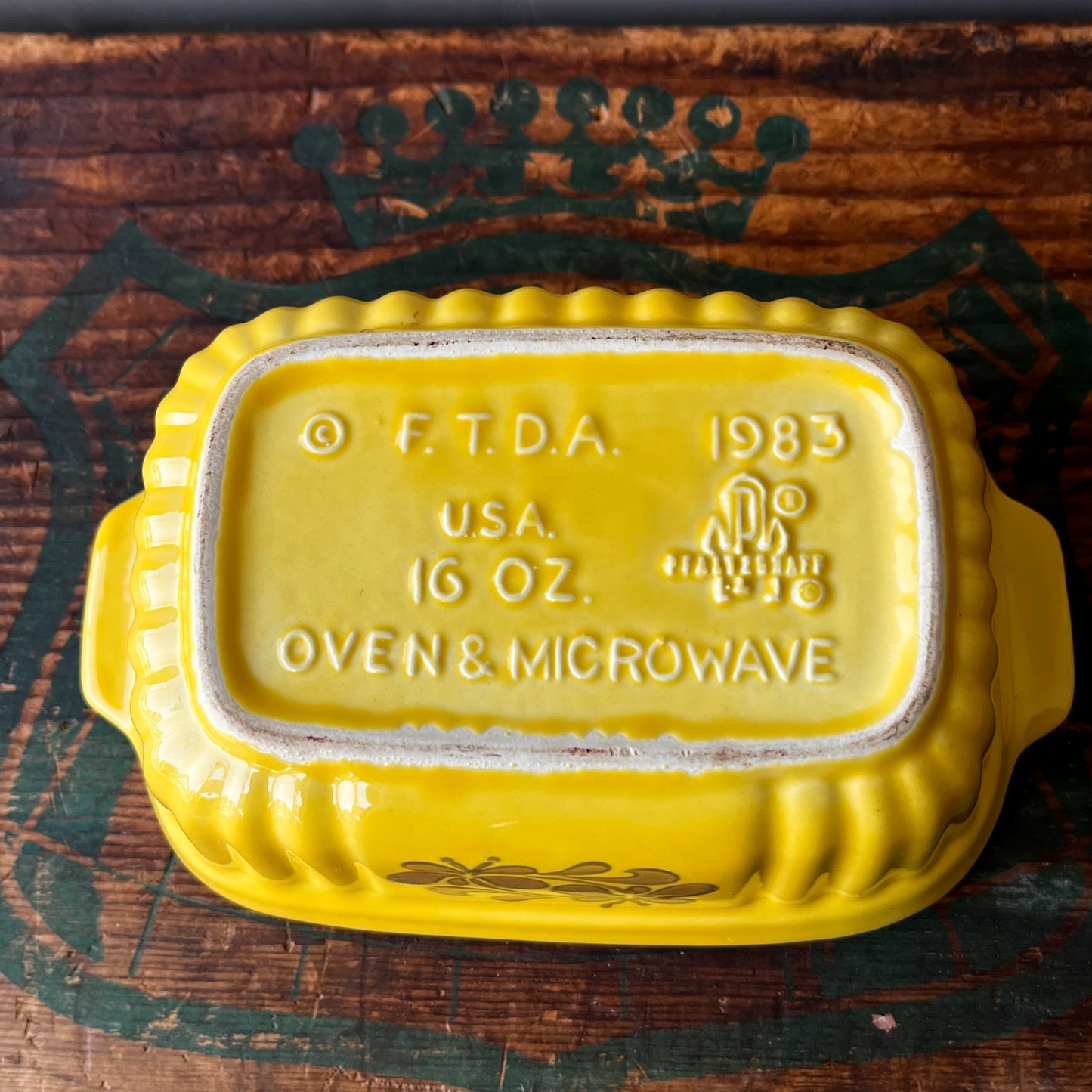 【USA vintage】FTDA 1983 Pfaltzgraff Casserole