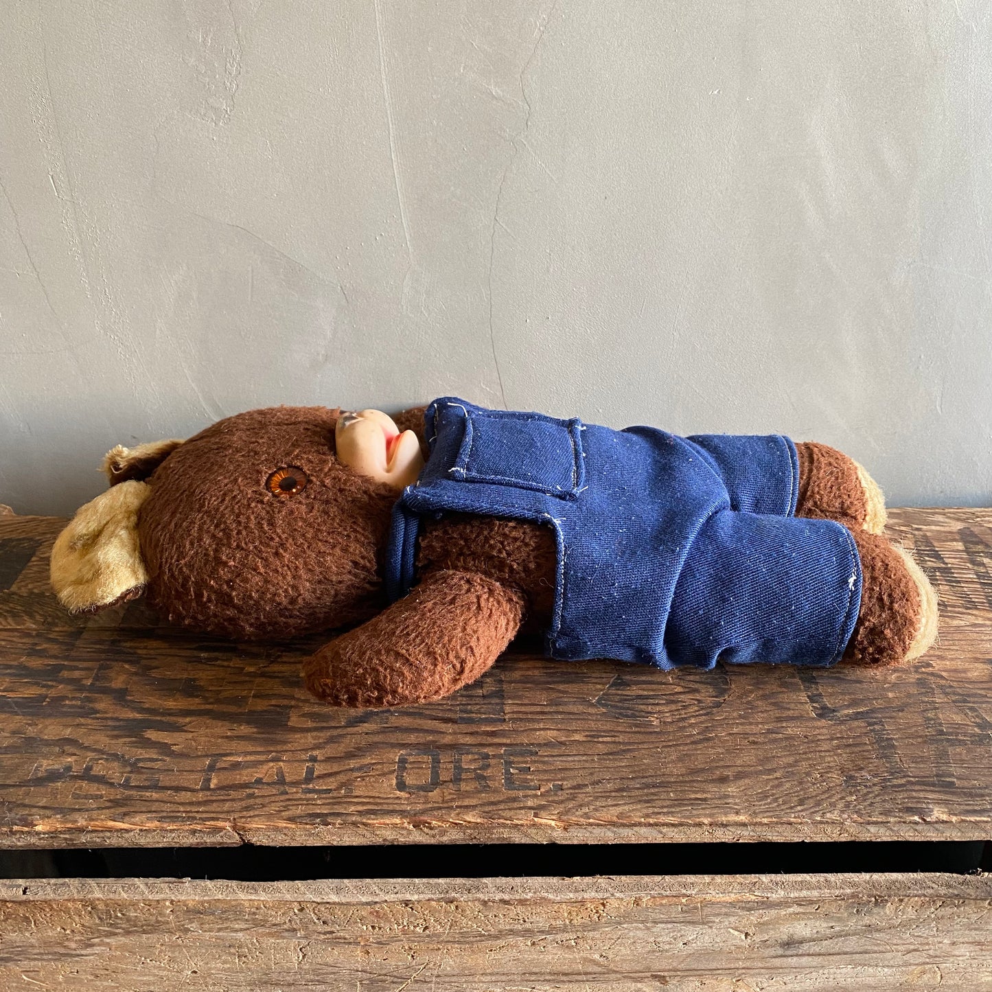 【USA vintage】rubber face bear くまのぬいぐるみ