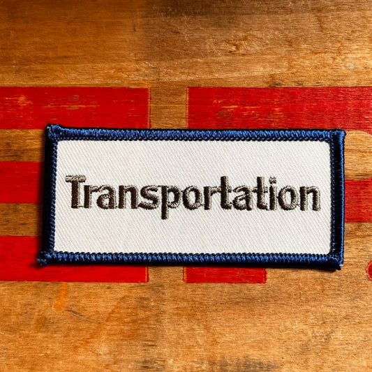 【USA vintage】ワッペン Transportation
