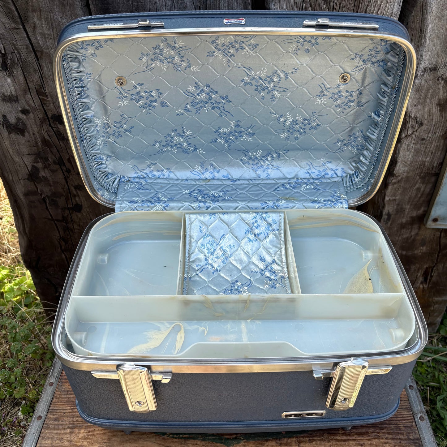 【1970s USA vintage】American Tourister train case