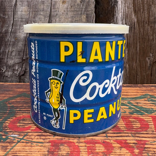 【1970s USA vintage】Mr.PEANUTS TINCAN