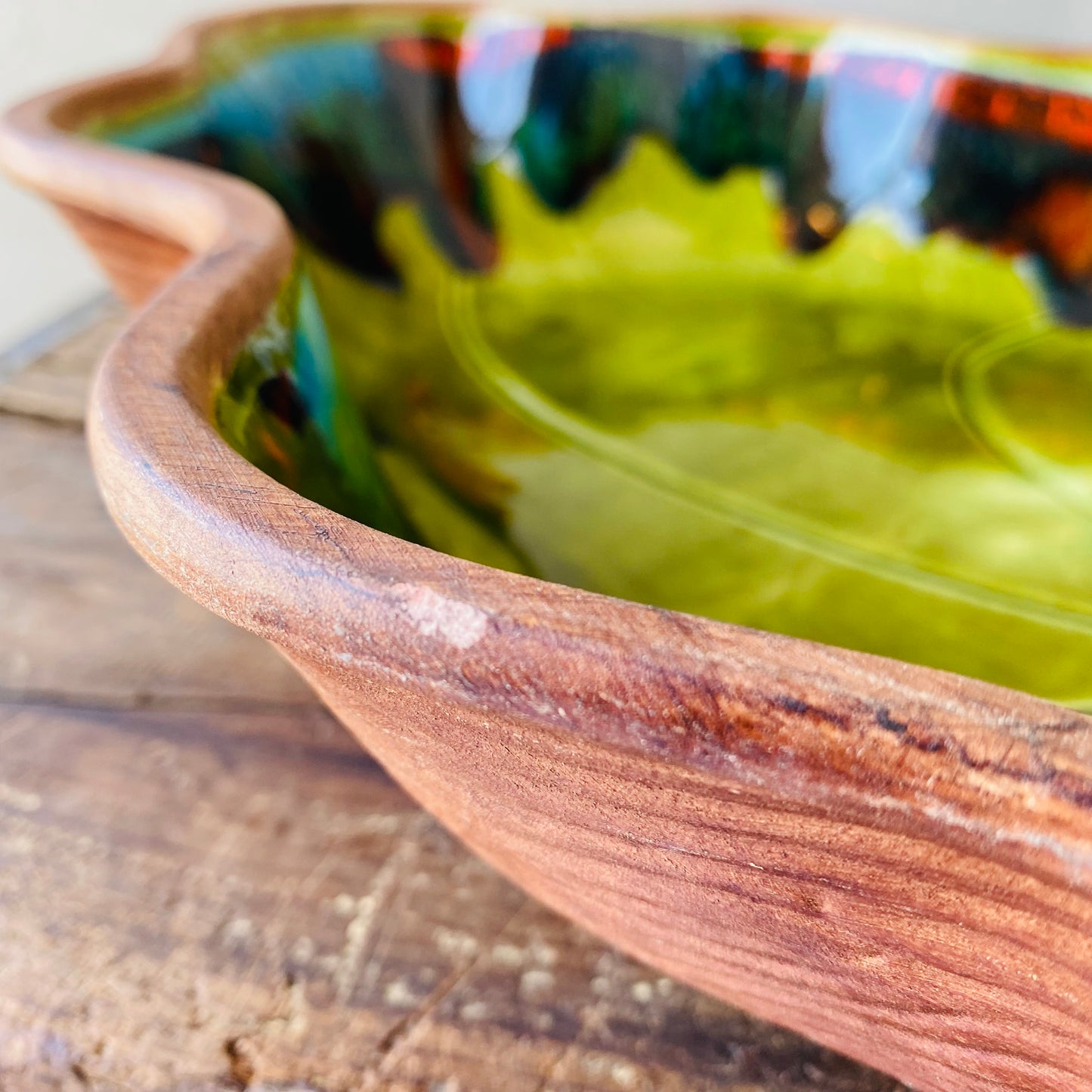 ▶︎▶︎SALE▶︎▶︎【1950s USA vintage】SANTA ANITA WARE serving bowl