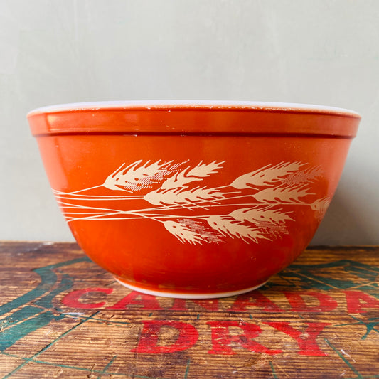 【1950s- USA vintage】PYREX MIXING BOWL オータムハーベスト