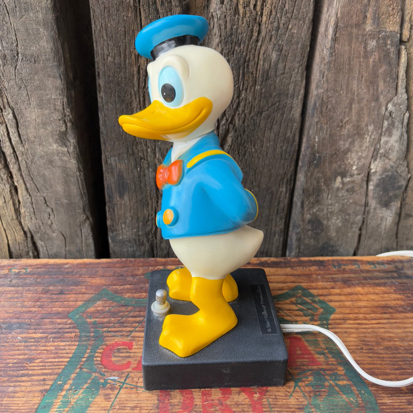 【1970s vintage】Walt Disney Donald DuckNight Light Bobblehead