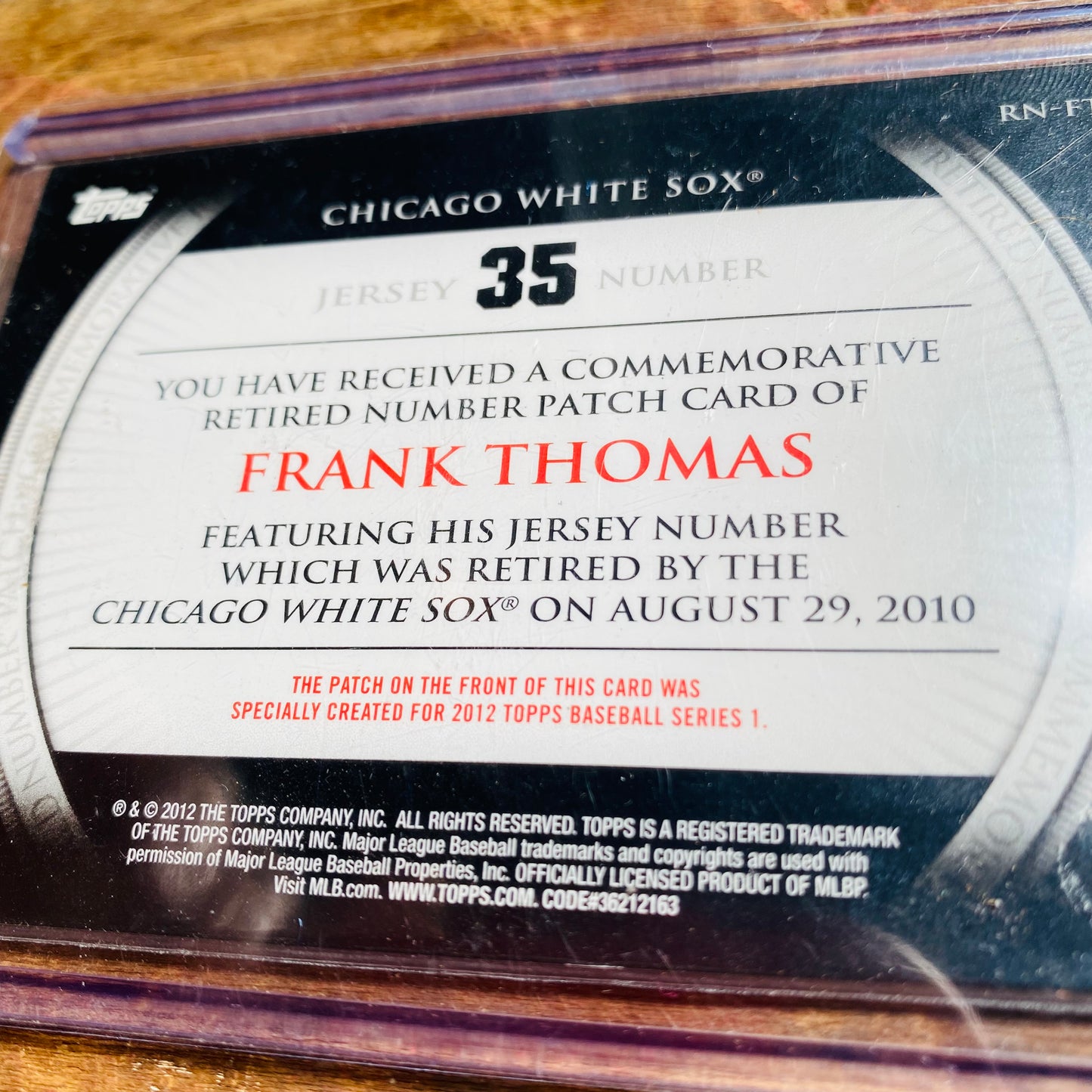 TOPPS PATCHES MLB 記念ワッペン カード 35