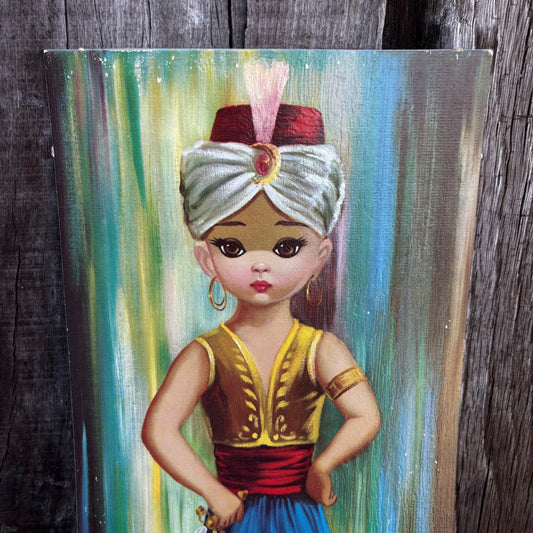 【1960s USA vintage】EDEN BIG EYES wall art 5