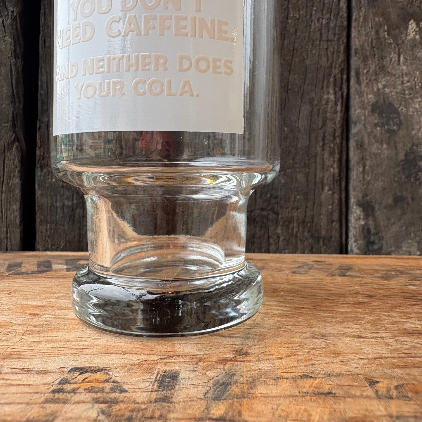 【1980s USA vintage】7up LIKE COLA glass 2