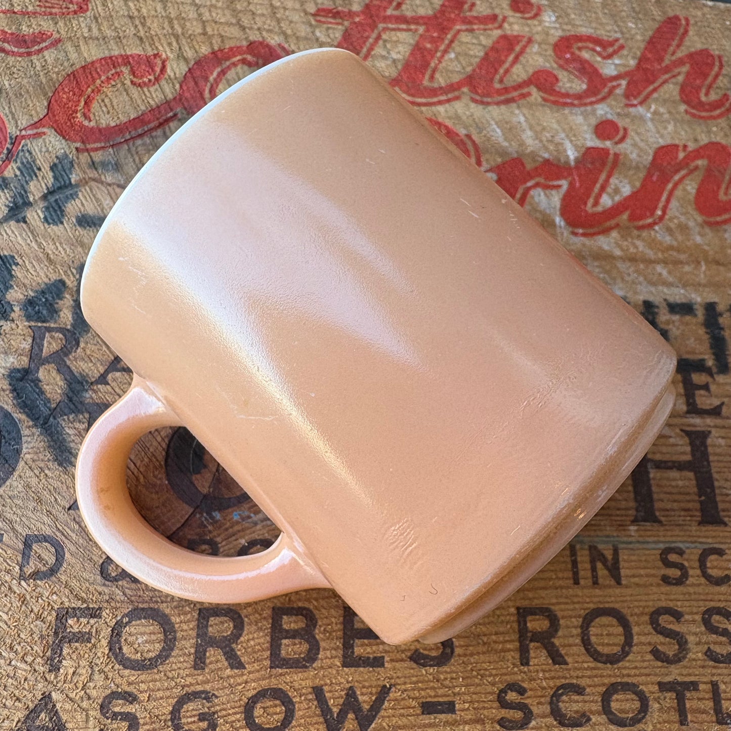 【USA vintage】HAZEL ATLAS mug cup Beige