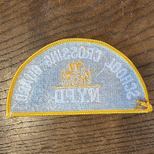 【USA vintage】ワッペン NYPD SCHOOL CROSSING GUARD