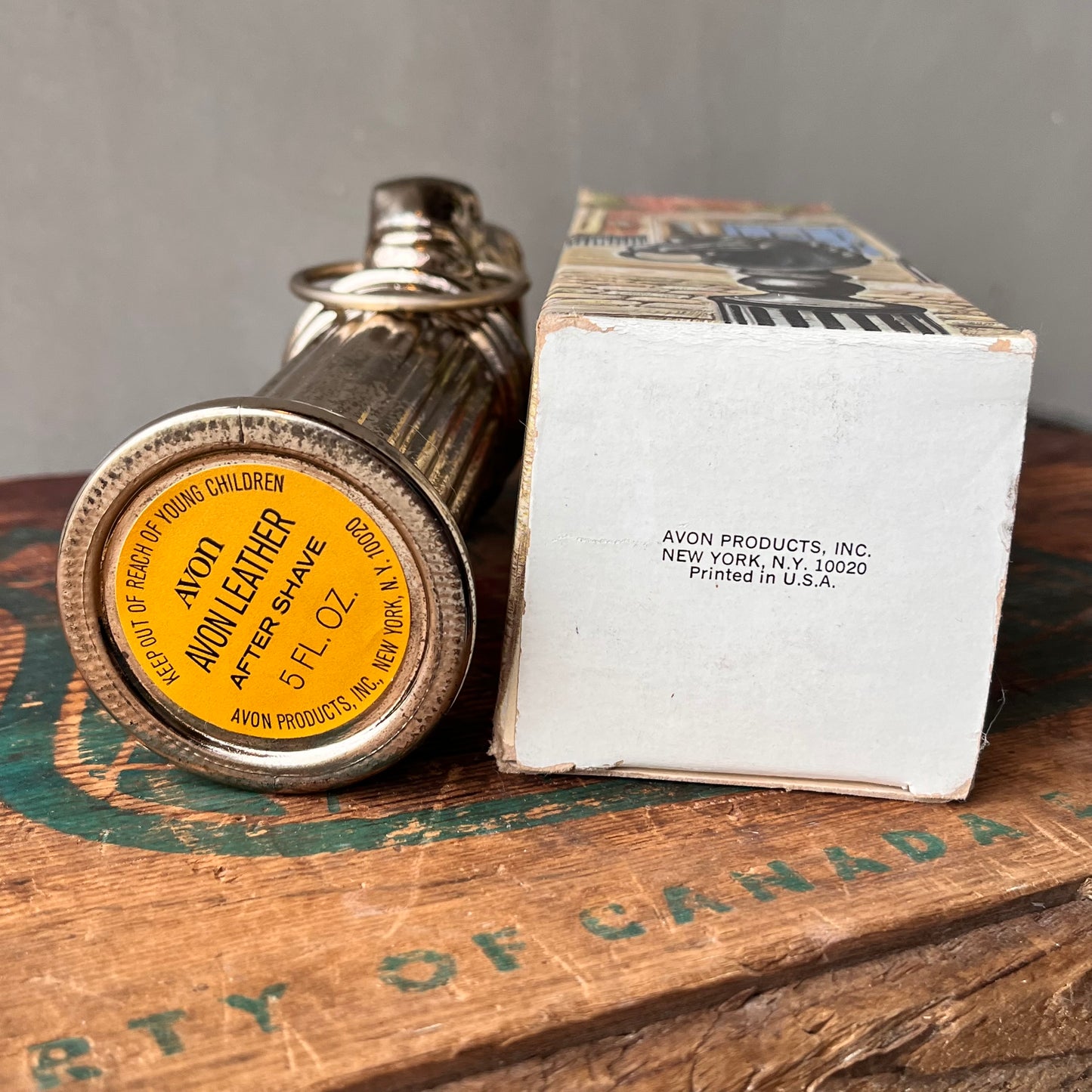 【USA vintage】AVON PONY POST Bottle