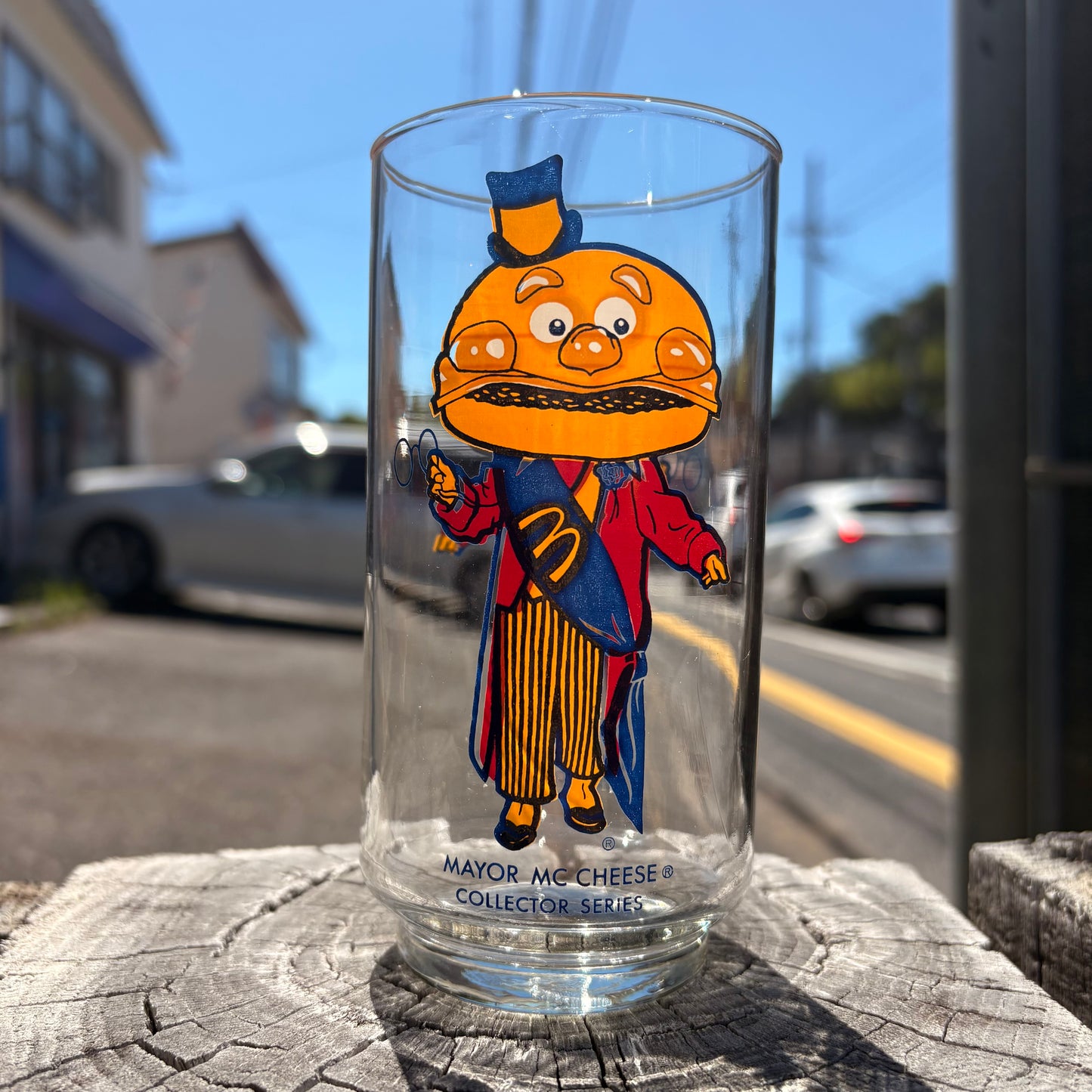 ▶︎▶︎SALE▶︎▶︎【1970s USA vintage】McDonald glass Mayor McCheess