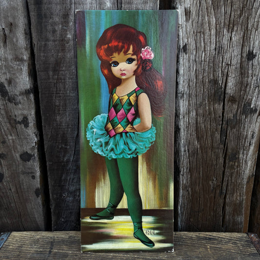 【1960s USA vintage】EDEN BIG EYES wall art 2