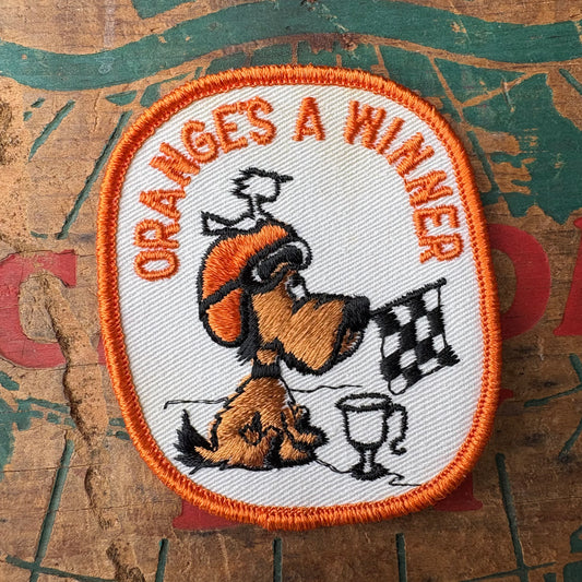 【1970s USA vintage】Wappen ORANGE'S A WINNER