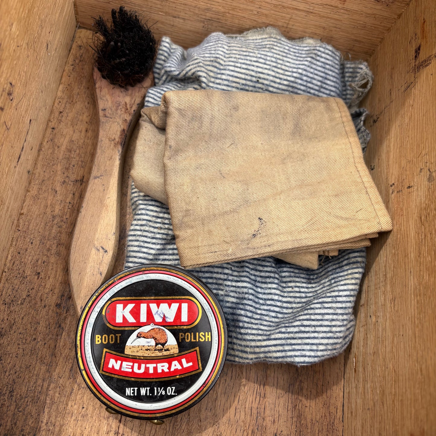 【USA vintage】 GRIFFIN Shoe Shine Box