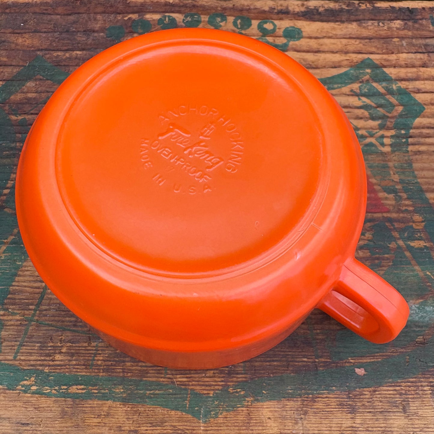 【1960-1976 USA vintage】Fire-King soup mug cup