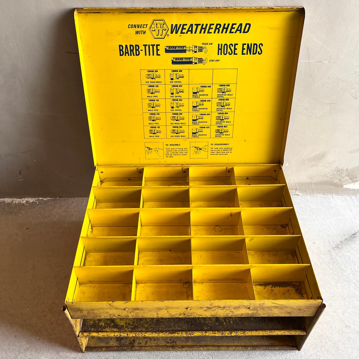 【USA vintage】WEATHERHEAD BL-15 MASTER BARBLINER Metal Box