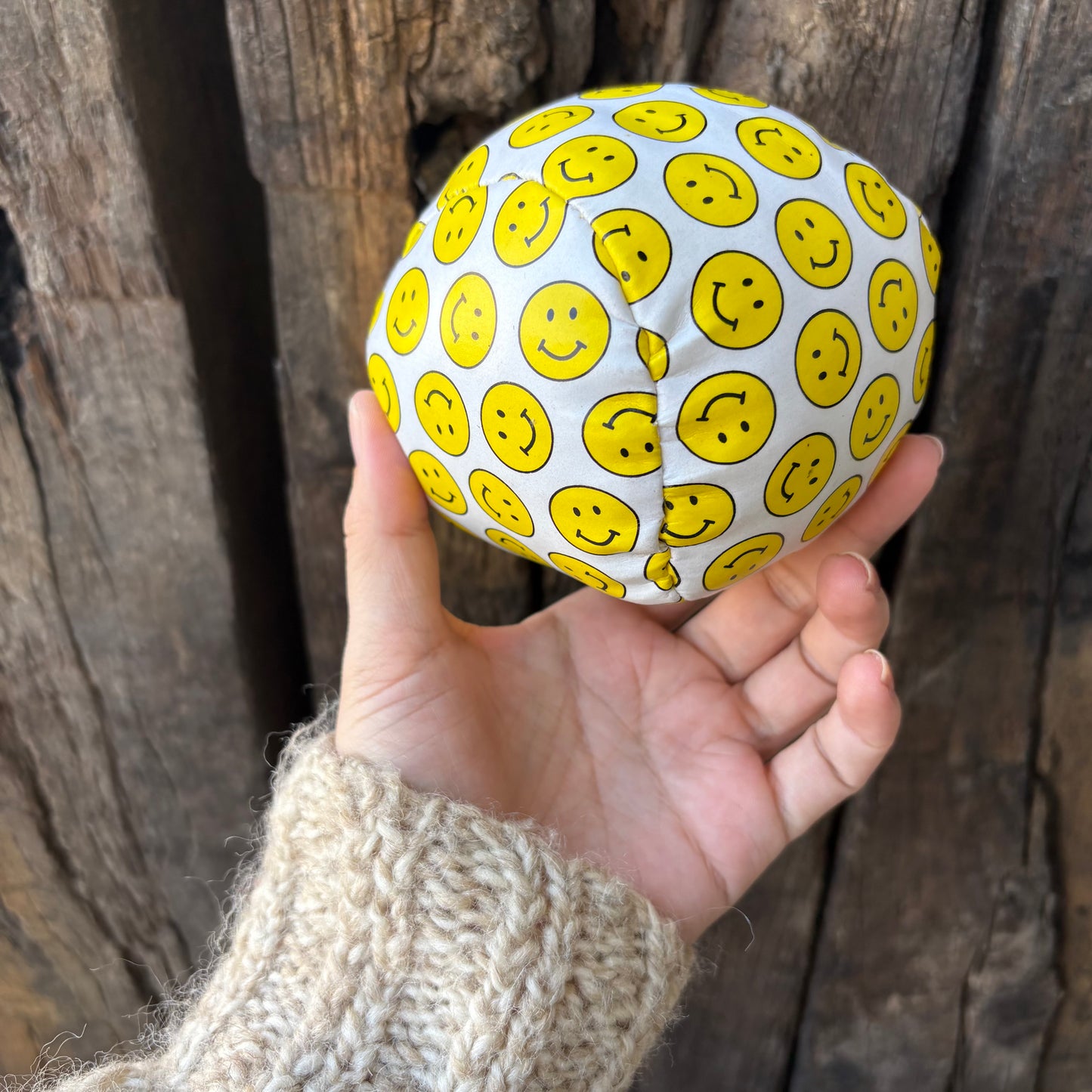 【1990s vintage】Smiley Face Print Mini Ball