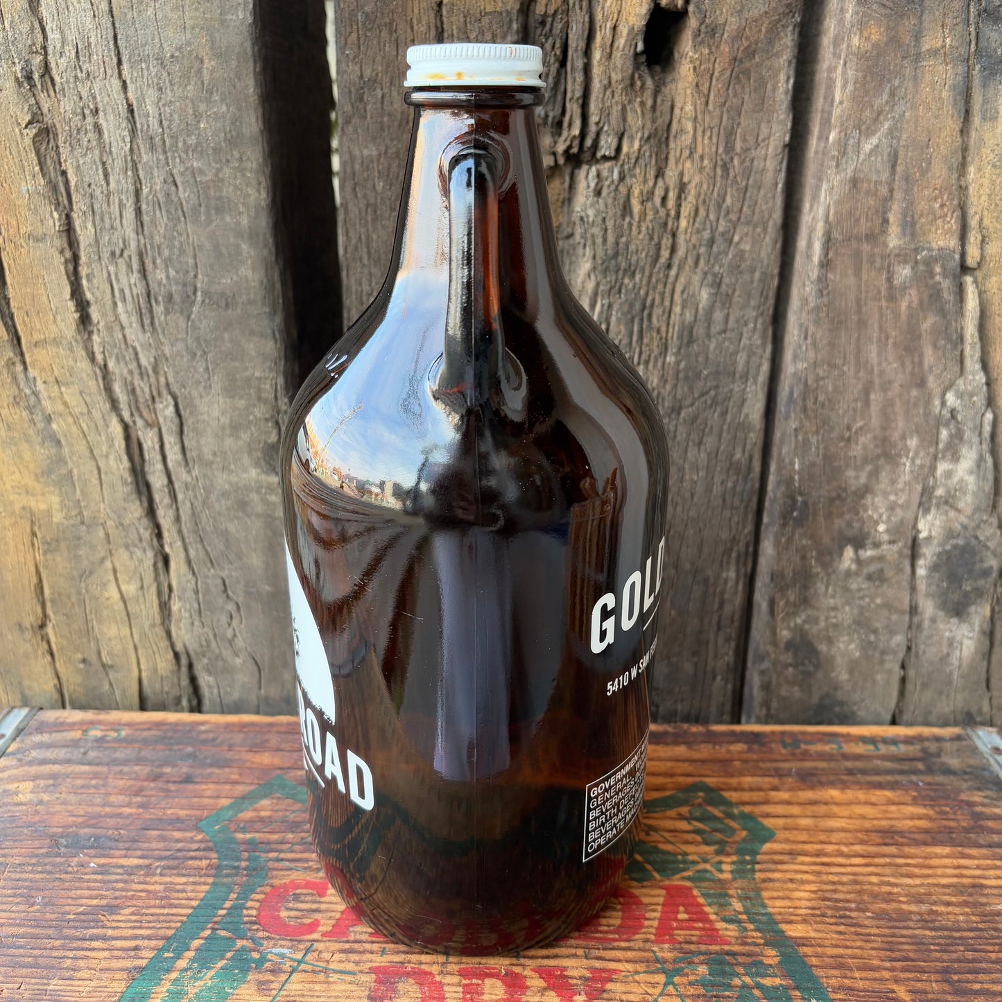 【USA vintage】GOLDEN ROAD BREWING 64oz beer jug