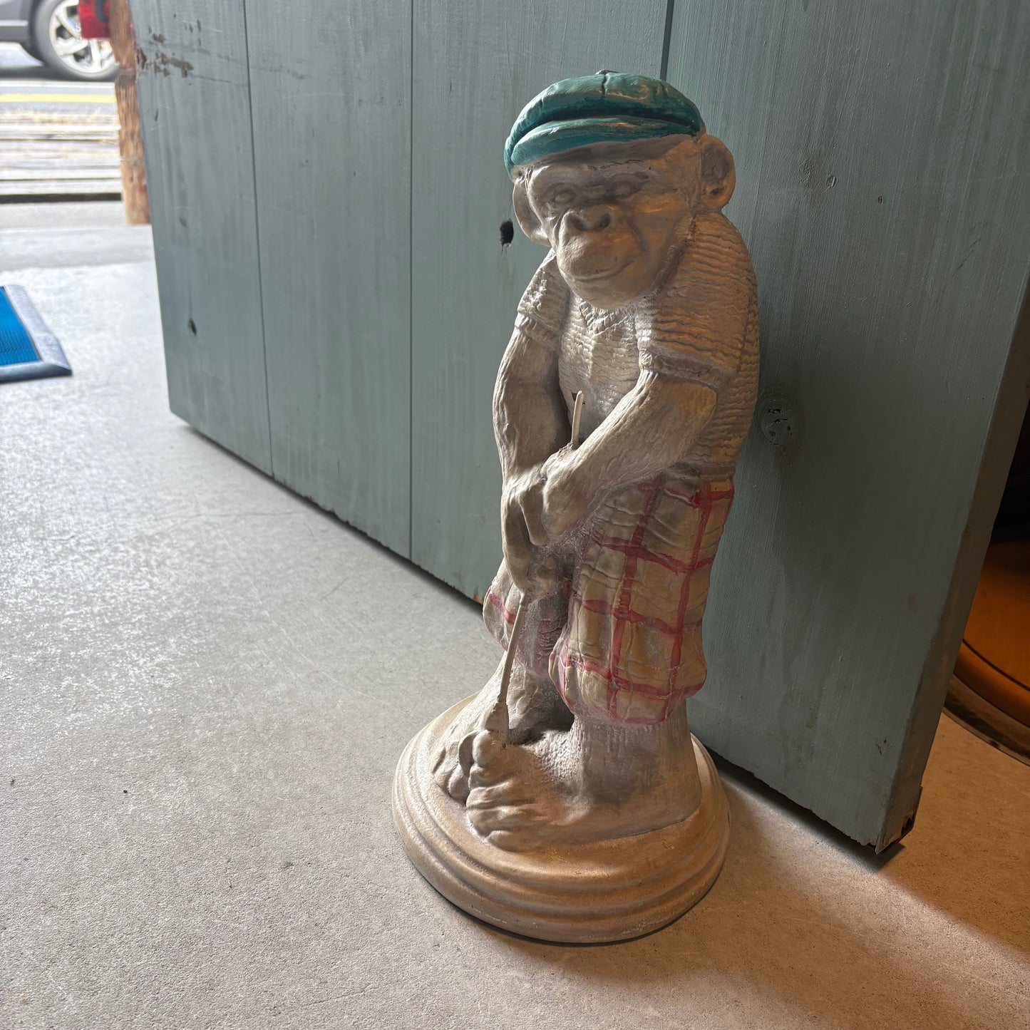 【1970s USA vintage】PROGRESSIVE ART PRODUCTS monkey golf figure