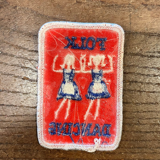 【USA vintage】ワッペン FOLK DANCING