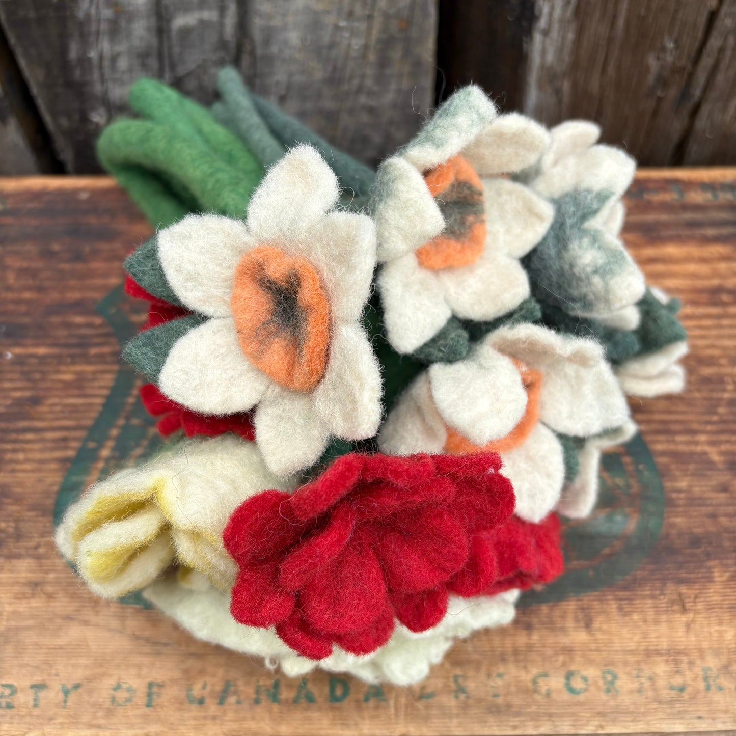 【USA vintage】flower objet