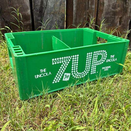 【1970s USA vintage】7UP bottle case