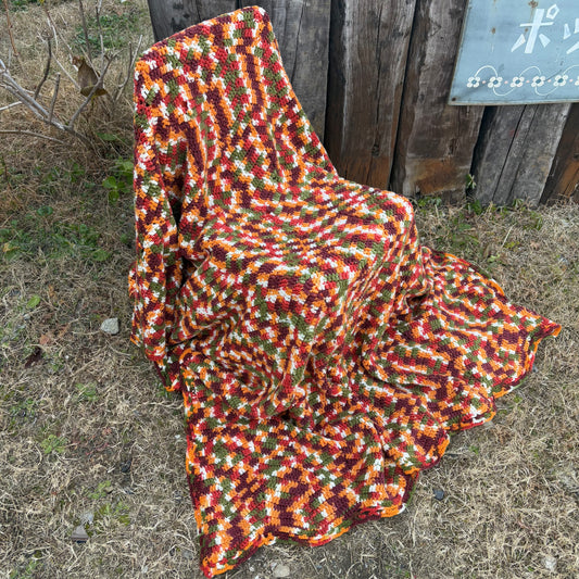 【USA vintage】granny blanket