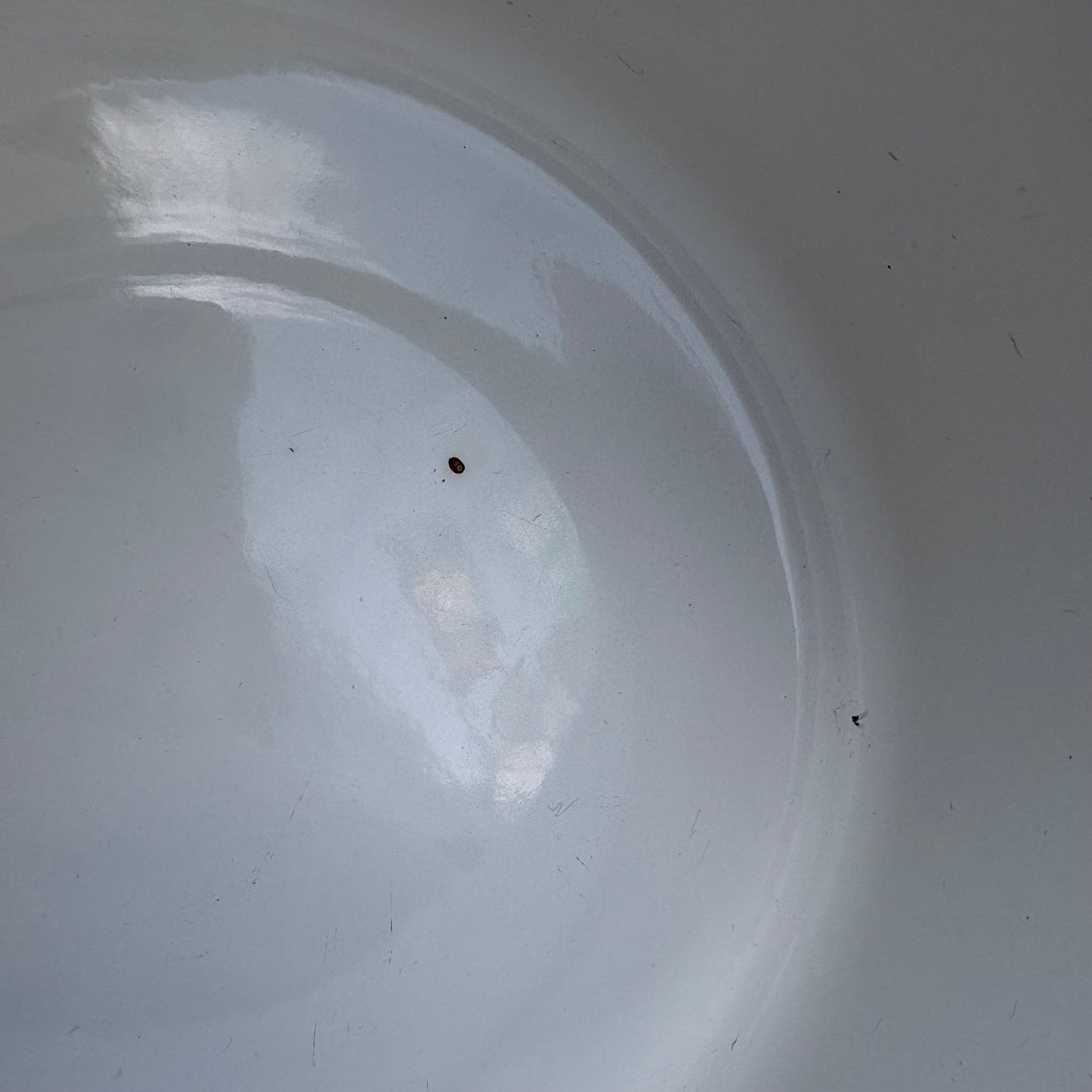 【1970s USA Vintage】 Enamel Brown Flower Pattern Sauce Pan