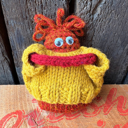 【USA vintage】handmade knitted plush toy
