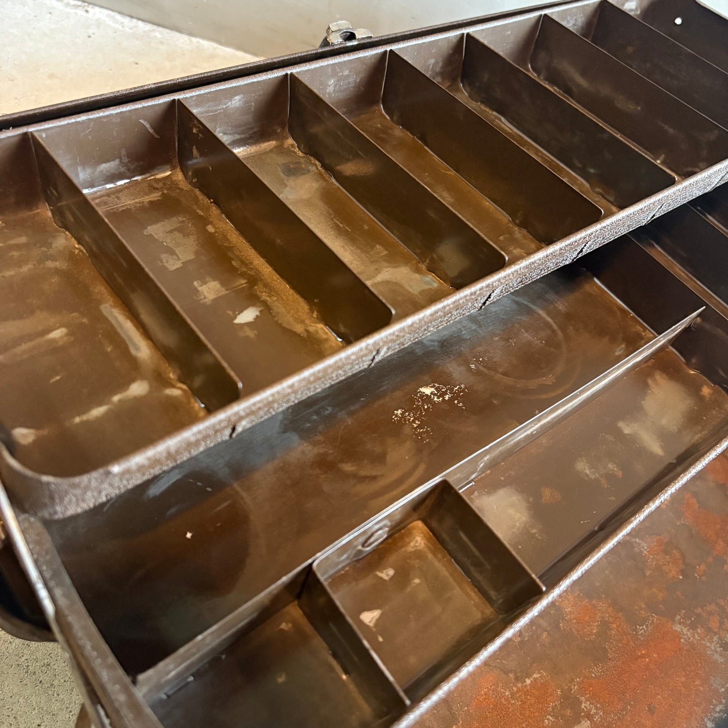 【USA vintage】Iron Tool Box